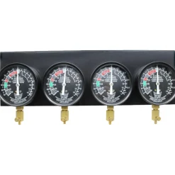 Bestauto Fuel Vacuum Carburetor Synchronize Tool Kit Fuel Vacuum Carburetor Synchronizer carb sync Gauge Set with Rubber Hose