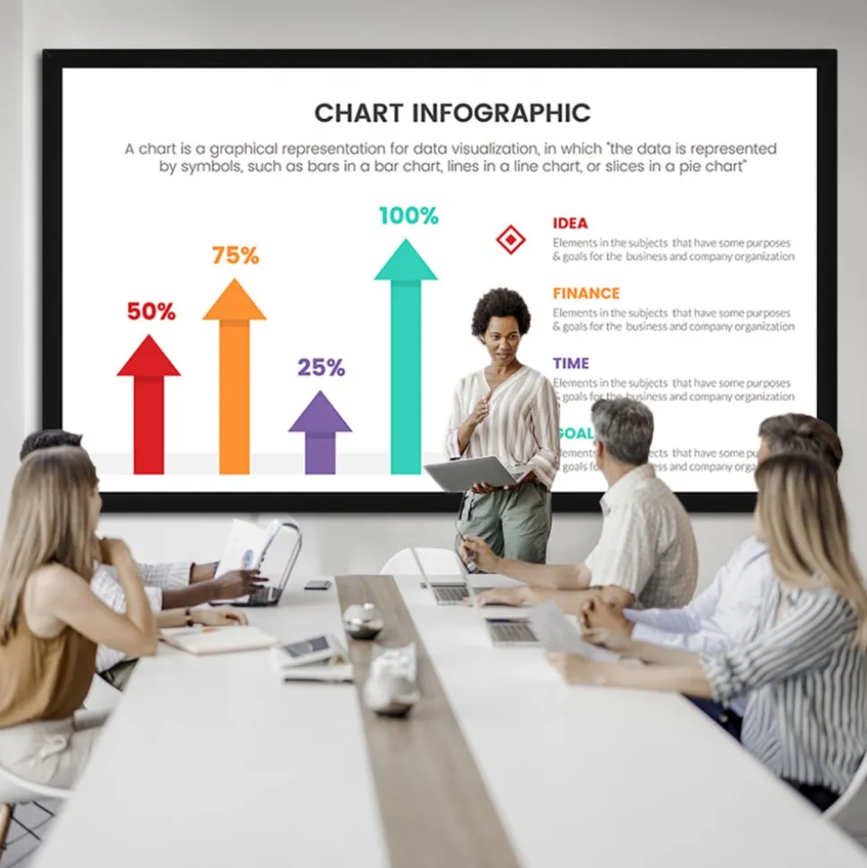 Big 130" Diagonal 16:9 HD Projector Screen Home Theater Outdoor Use