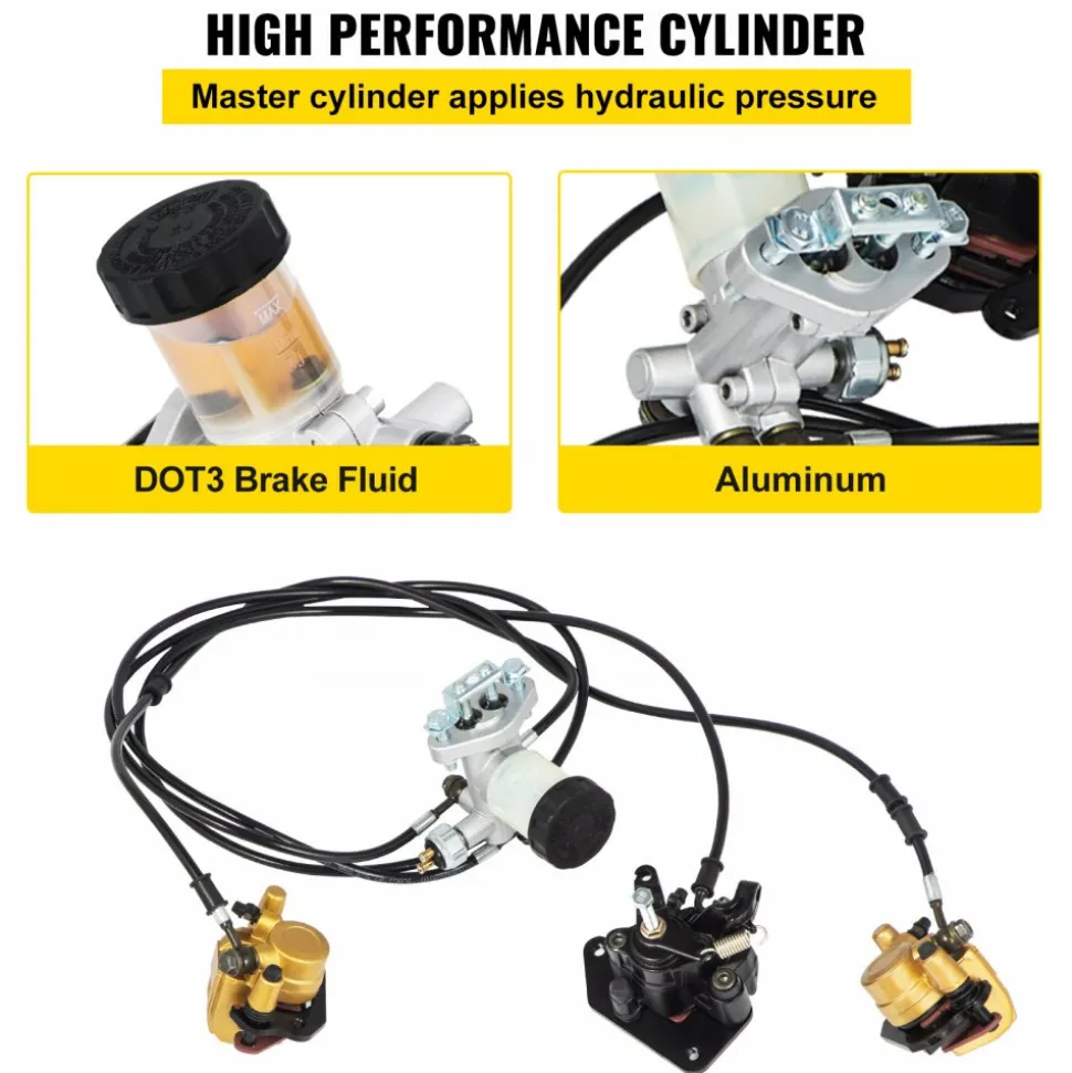 Complete Go-Kart Brake Master Cylinder Kit KD150BRKIT Go Kart