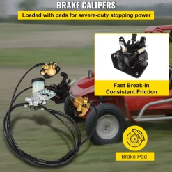 Complete Go-Kart Brake Master Cylinder Kit KD150BRKIT Go Kart