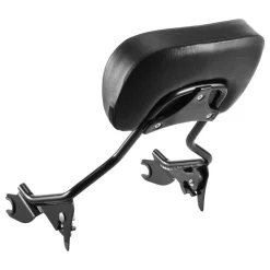 Detachable Motorcycle Passenger Backrest, Compatible with Harley-Davidson Touring, Street Glide, Road Glide, Road King, 16-Inch Height, Black