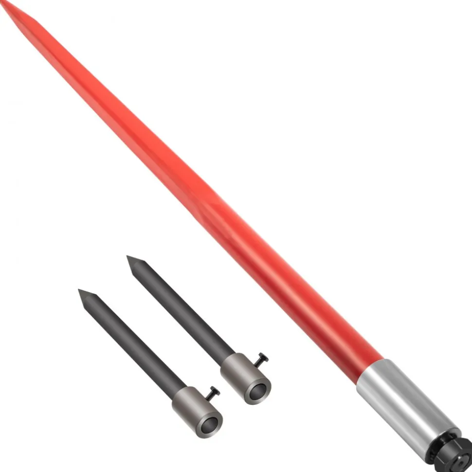 49" Hay Bale Spear 3000 lbs Capacity with Nut and Sleeve