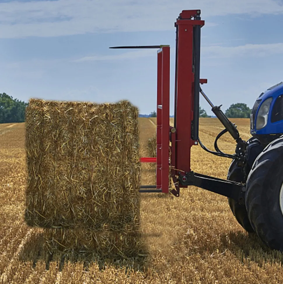 49" Hay Bale Spear 3000 lbs Capacity with Nut and Sleeve