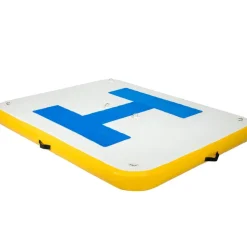 Inflatable Dock Platform, Inflatable Floating Dock 8x5 ft with Electric Air Pump
