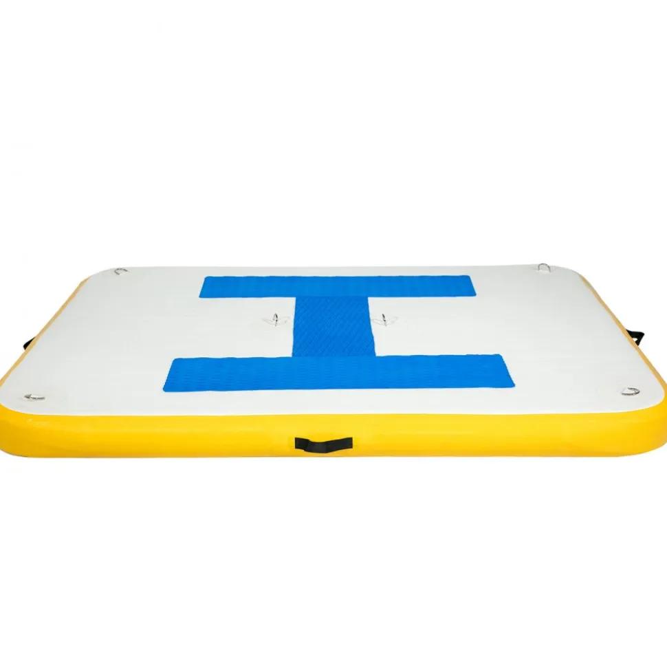 Inflatable Dock Platform, Inflatable Floating Dock 8x5 ft with Electric Air Pump