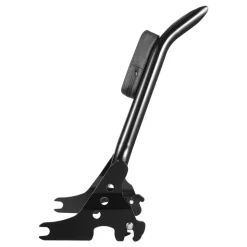 Motorcycle Backrest Sissy Bar, Compatible with Harley-Davidson Touring Models, 27-Inch Height Quick Release Detachable Passenger Backrest, Durable Metal Frame with Leather Rear Pad, Black