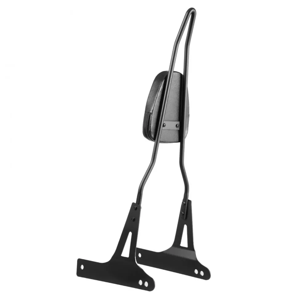 Motorcycle Backrest Sissy Bar, Compatible with Harley-Davidson Dyna Street Glide, Road Glide, and Road King, 29-Inch Height Detachable Passenger Backrest, Black