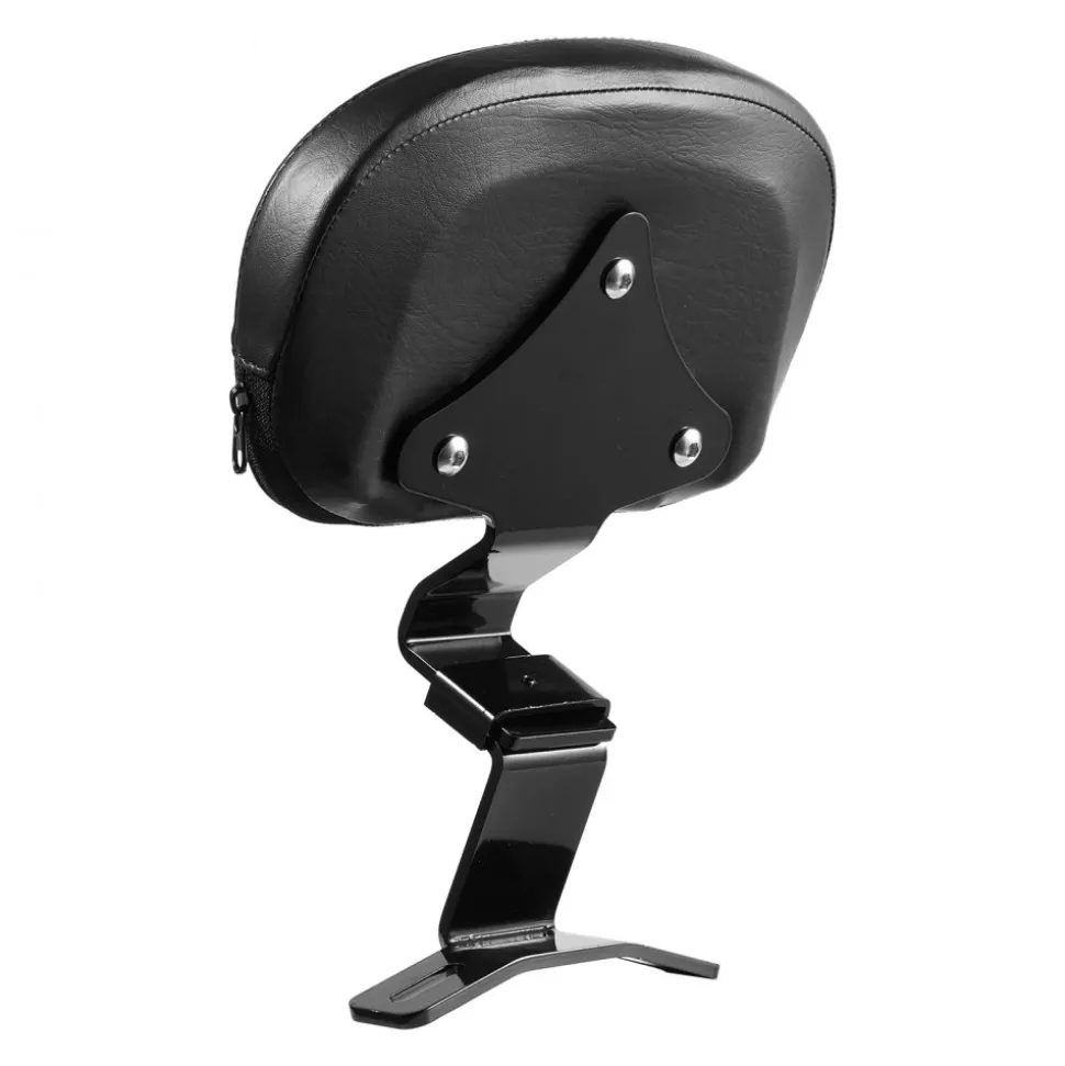 Motorcycle Backrest Sissy Bar, Compatible with Harley-Davidson Touring Street Glide, Road Glide, and Road King, 12.2-Inch Height Detachable Rider Backrest, Black
