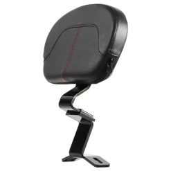Motorcycle Backrest Sissy Bar, Compatible with Harley-Davidson Touring Street Glide, Road Glide, and Road King, 12.2-Inch Height Detachable Rider Backrest, Black