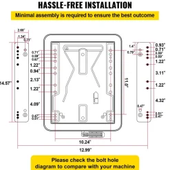 NEW LOW PROFILE SUSPENSION SEAT WITH ARMREST DOZER BACKHOE TRACTOR SKIDSTEER