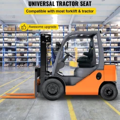 NEW LOW PROFILE SUSPENSION SEAT WITH ARMREST DOZER BACKHOE TRACTOR SKIDSTEER