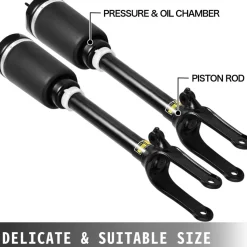 2pcs for Mercedes W164 GL350 GL450 1643206113 Front Air Suspension Spring Shock Strut