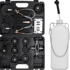 Pneumatic Air Pressure Bleeder Tool Kit Brake Bleeding Garage Workshop Mechanics