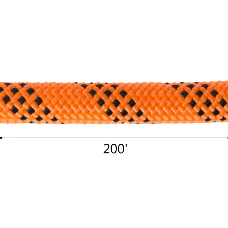 Polyester Rope 9/16" x 200', Load and Pulling Rope, 8600lbs Breaking Strength(Not suitable for rocking climbing, mountain climbing, hanging people, etc.)