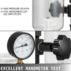 SKYSHALO Diesel Injector Tester with Dual Scale Gauge, 400Bar/6000PSI, for Accurate Pressure Adjustment & Nozzle Examination
