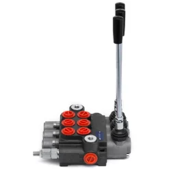 3 Spool Hydraulic Directional Control Valve Double Acting 11 GPM