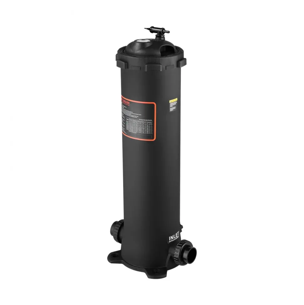 100 sq.ft² Cartridge Pool Filter Valve 6142 GPH Swimming Pool Filtration System