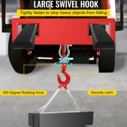 Titan Forklift Lifting Hoist Swivel Hook Mobile Crane 4400 lb. capacity lift
