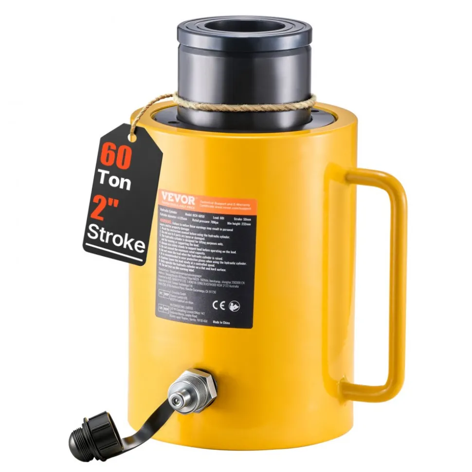 60ton 50mm Hollow Plunger Hydraulic Cylinder Jack