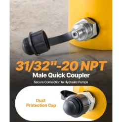 20ton 100mm Hollow Plunger Hydraulic Cylinder Jack