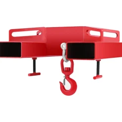 3 Tonne Large Forklift Lifting Hook Attachment 3000kg Telehandler Crane Jib Test Cert