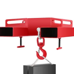 3 Tonne Large Forklift Lifting Hook Attachment 3000kg Telehandler Crane Jib Test Cert