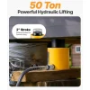 50T 2" Stroke Single Acting Hydraulic Cylinder Jack Ram