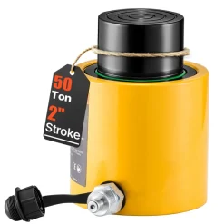 50T 2" Stroke Single Acting Hydraulic Cylinder Jack Ram