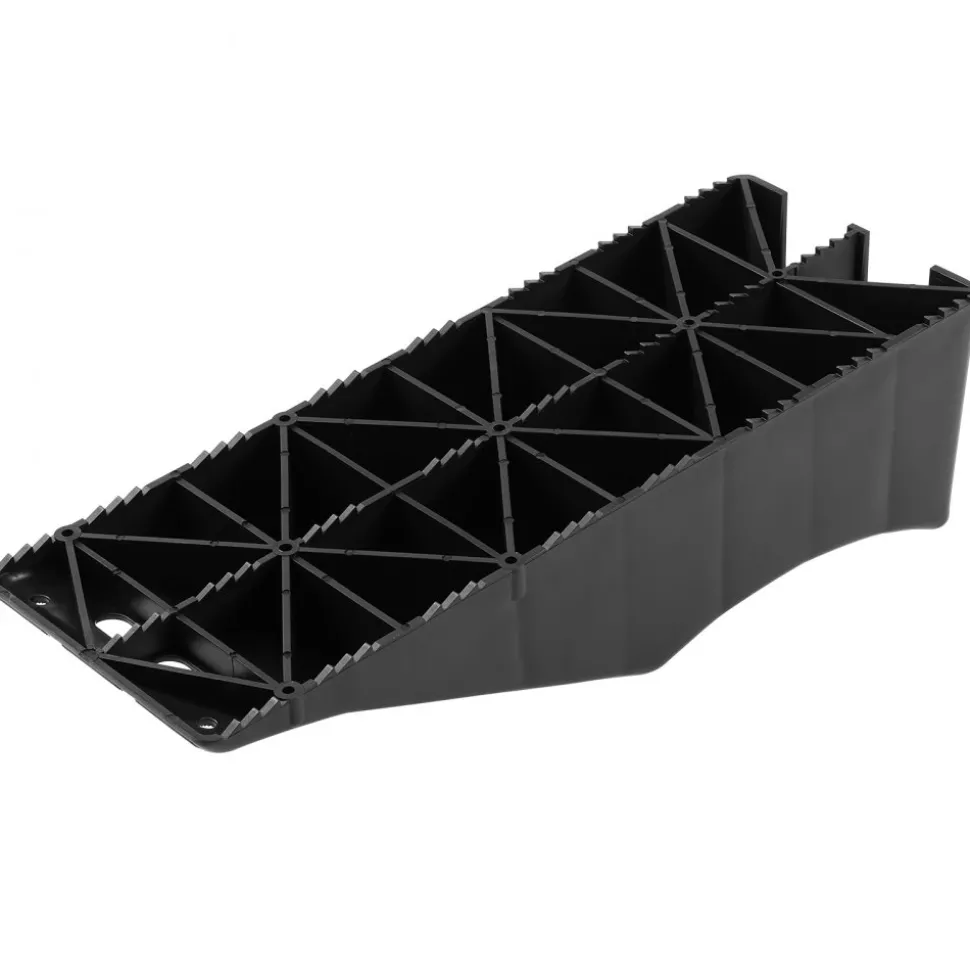 Vehicle Ramp, Single Unit Auto Service Ramp, 20000 lbs/9 ton Load Limit, 5.5" Elevation Auto Ramp, Robust Tire Ramp for Routine Car Care and Vehicle Upkeep