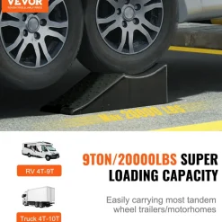 Vehicle Ramp, Single Unit Auto Service Ramp, 20000 lbs/9 ton Load Limit, 5.5