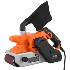 VEVOR 11.5A Belt Sander 4" x 24" Woodworking Belt Sander 6 Variable Speeds, 900-1550 FPM Sanding Machine with 10PCS Sanding Belts, 2 Dust Bags & 2-in-1 Vacuum Adapter for Woodworking Projects