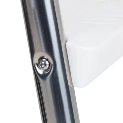 VEVOR Above Ground Pool Ladder, Stainless Steel A-Frame Swimming Pool Stairs for 49.2 in High Wall, 330 lbs Capacity Heavy Duty Entry/Exit Steps with Secure Non-Slip 4 Steps and Platform, Silver