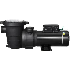 VEVOR Above Ground Pool Pump, 1.5HP/0.35HP, Dual Speed Swimming Pool Pump, High 110 GPM 54 ft Lift, Low 52 GPM 14 ft Lift, 110V 3450 RPM with Strainer Basket, 122°F Max Water Temp, for Hot Tubs Spas