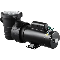 VEVOR Above Ground Pool Pump, 1.5HP/0.35HP, Dual Speed Swimming Pool Pump, High 110 GPM 54 ft Lift, Low 52 GPM 14 ft Lift, 110V 3450 RPM with Strainer Basket, 122°F Max Water Temp, for Hot Tubs Spas