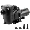 VEVOR Above Ground Pool Pump, 1.5 HP, 100 GPM Single Speed Swimming Pool Pump, 110V/240V 3450 RPM 50.9 ft Max Head Pool Pump with Filter Basket, for Above Ground Pools Hot Tubs Spas
