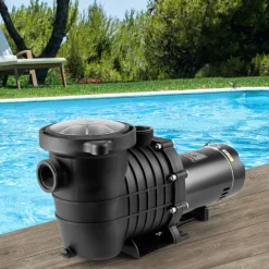VEVOR Above Ground Pool Pump, 1.5 HP, 100 GPM Single Speed Swimming Pool Pump, 110V/240V 3450 RPM 50.9 ft Max Head Pool Pump with Filter Basket, for Above Ground Pools Hot Tubs Spas
