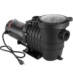 VEVOR Above Ground Pool Pump, 1.5 HP, 100 GPM Single Speed Swimming Pool Pump, 110V/240V 3450 RPM 50.9 ft Max Head Pool Pump with Filter Basket, for Above Ground Pools Hot Tubs Spas