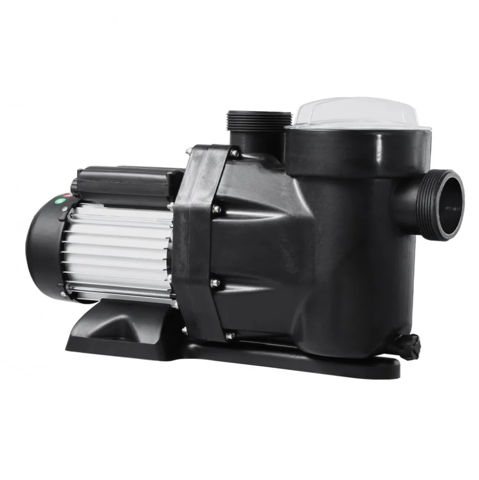 VEVOR Above Ground Pool Pump, 2.5 HP, 148 GPM Max Flow Single Speed Swimming Pool Pump, 220V 3450 RPM 62 ft Max Head Lift with PP Shell Strainer Basket, 122°F Max Water Temperature, for Hot Tubs Spas