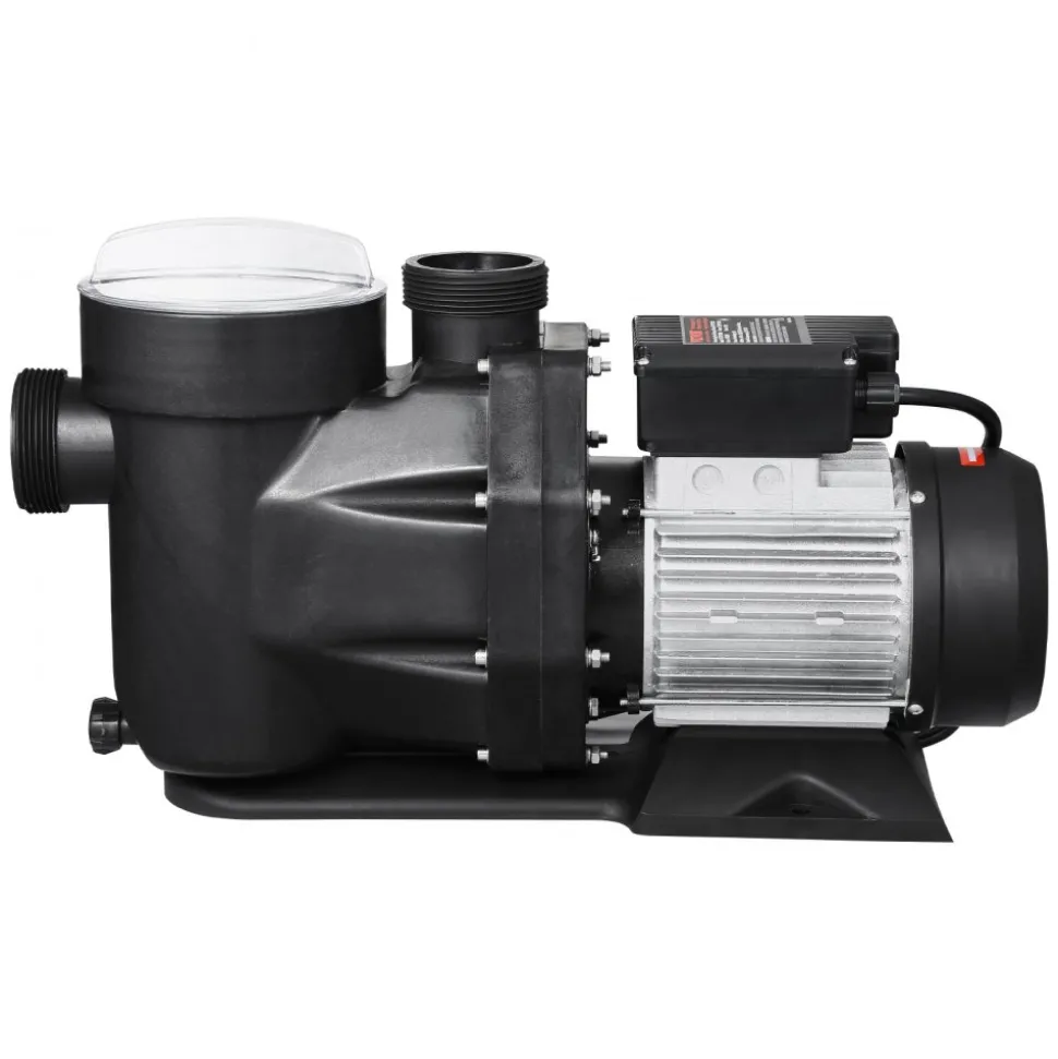 VEVOR Above Ground Pool Pump, 3 HP, 149 GPM Max Flow Single Speed Swimming Pool Pump, 220V 3450 RPM 42 ft Max Head Lift with PP Shell Strainer Basket, 122°F Max Water Temp, for Hot Tubs Spas, No Plug