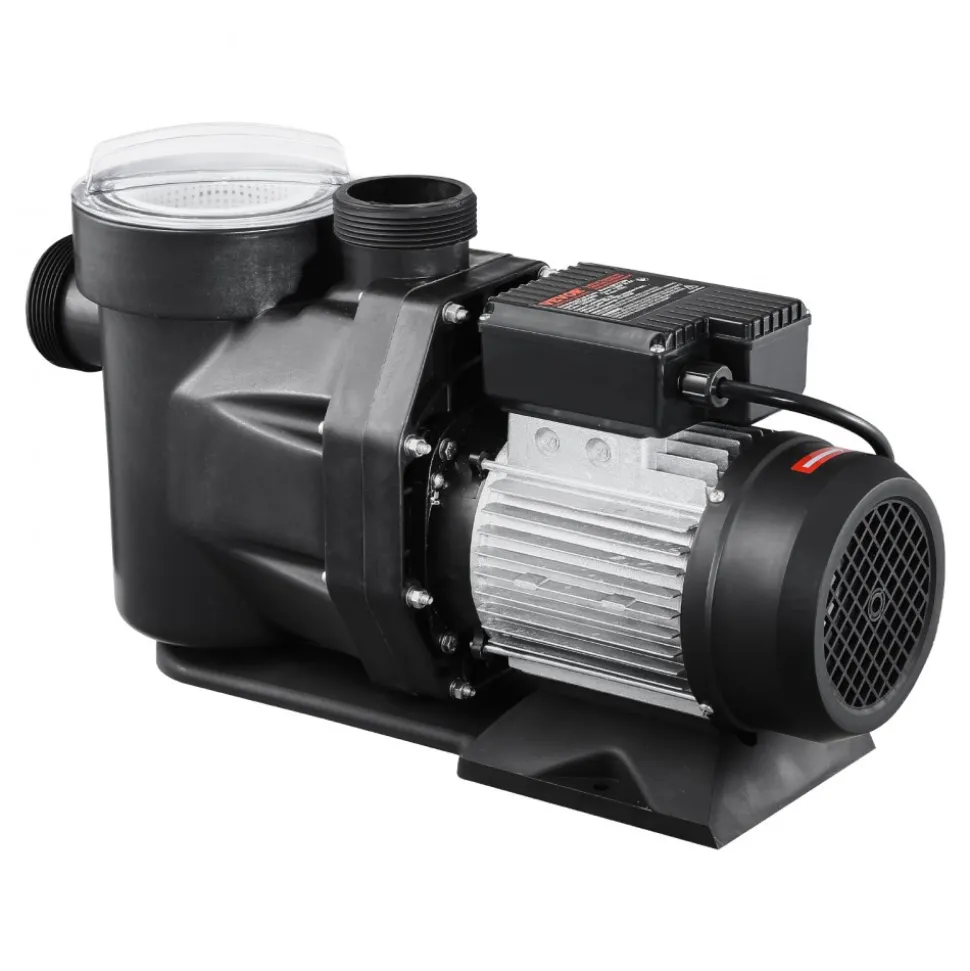 VEVOR Above Ground Pool Pump, 3 HP, 149 GPM Max Flow Single Speed Swimming Pool Pump, 220V 3450 RPM 42 ft Max Head Lift with PP Shell Strainer Basket, 122°F Max Water Temp, for Hot Tubs Spas, No Plug