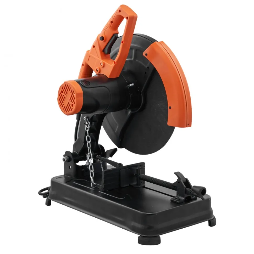 VEVOR Abrasive Chop Saw, 14"/355mm Blade Diameter Cut Off Saw, 2300W 3600RPM Steel Cutting Machine, 0-45° Adjustable Angle Miter Saw for Cutting Metal Cutting Chop Saw for Steel/Rebar/Iron/Aluminum