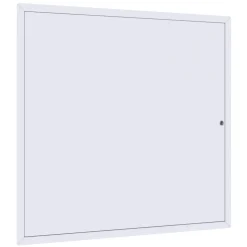 VEVOR Access Panel for Drywall, 25.2 x 25.2 in Galvanized Steel Access Door, Easy Install Hinged Service Panel with Key, for Ceiling Plumbing Electrical, 24.4 x 24.4 in Cutout Size, White
