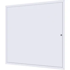 VEVOR Access Panel for Drywall, 25.2 x 25.2 in Galvanized Steel Access Door, Easy Install Hinged Service Panel with Key, for Ceiling Plumbing Electrical, 24.4 x 24.4 in Cutout Size, White