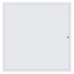 VEVOR Access Panel for Drywall, 25.2 x 25.2 in Galvanized Steel Access Door, Easy Install Hinged Service Panel with Key, for Ceiling Plumbing Electrical, 24.4 x 24.4 in Cutout Size, White