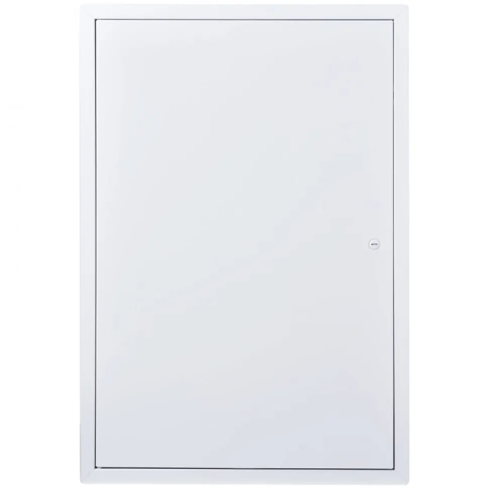 VEVOR Access Panel for Drywall, 25.3 x 17.2 in Galvanized Steel Access Door, Easy Install Hinged Service Panel with Screwdriver Latch, for Ceiling Plumbing Electrical, 16.4 x 24.4 in Cutout Size White