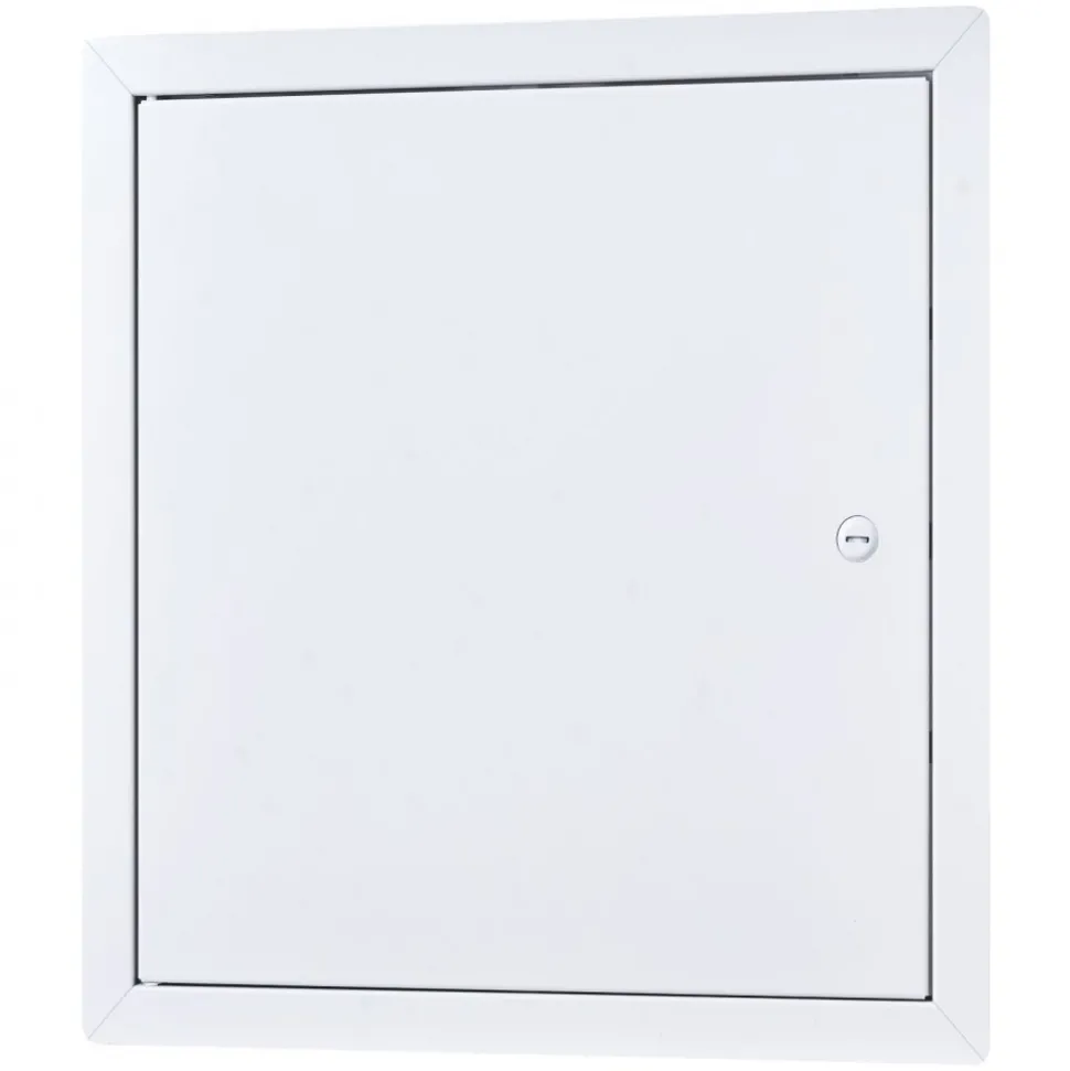 VEVOR Access Panel for Drywall, 13.3 x 13.3 in Galvanized Steel Access Door, Easy Install Hinged Service Panel with Screwdriver Latch, for Ceiling Plumbing Electrical, 12.4 x 12.4 in Cutout Size White