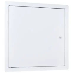VEVOR Access Panel for Drywall, 13.3 x 13.3 in Galvanized Steel Access Door, Easy Install Hinged Service Panel with Screwdriver Latch, for Ceiling Plumbing Electrical, 12.4 x 12.4 in Cutout Size White