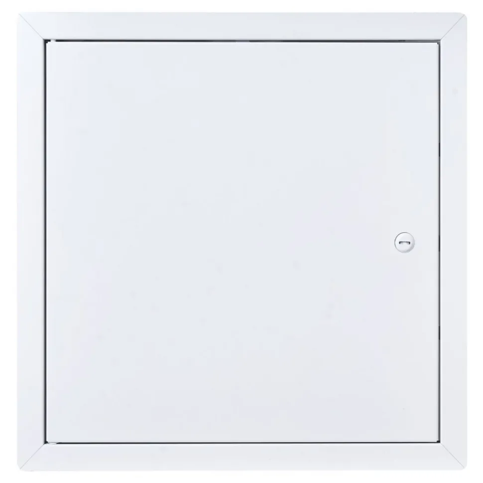 VEVOR Access Panel for Drywall, 13.3 x 13.3 in Galvanized Steel Access Door, Easy Install Hinged Service Panel with Screwdriver Latch, for Ceiling Plumbing Electrical, 12.4 x 12.4 in Cutout Size White