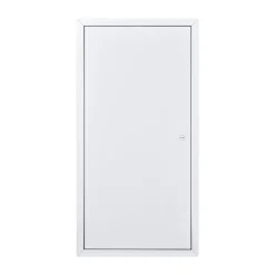 VEVOR Access Panel for Drywall, 25.3 x 13.3 in Galvanized Steel Access Door, Easy Install Hinged Service Panel with Screwdriver Latch, for Ceiling Plumbing Electrical, 12.4 x 24.4 in Cutout Size White