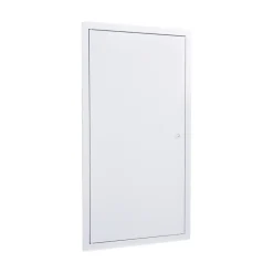 VEVOR Access Panel for Drywall, 25.3 x 13.3 in Galvanized Steel Access Door, Easy Install Hinged Service Panel with Screwdriver Latch, for Ceiling Plumbing Electrical, 12.4 x 24.4 in Cutout Size White